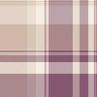 Textur Textil- Muster von Tartan nahtlos mit ein Plaid prüfen Hintergrund Stoff. vektor