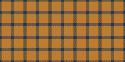 handel bakgrund tartan tyg, företag textur mönster. skriva ut textil- kolla upp sömlös pläd i cyan och orange färger. vektor