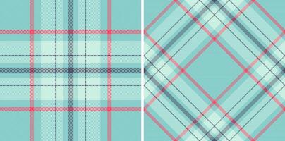 Hintergrund Textil- von Textur prüfen Muster mit ein Plaid Stoff Tartan nahtlos. vektor