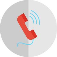 Telefon Anruf eben Rahmen Symbol vektor