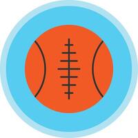 sporter boll platt mång cirkel ikon vektor
