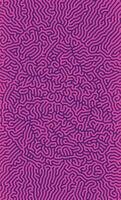lila turing reaktion diffusion mönster med abstrakt rörelse vektor