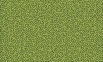 grön turing rader organisk form mönster bakgrund design vektor