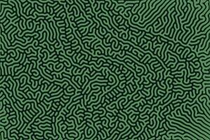 svart och grön organisk turing oregelbunden rader bakgrund med unik mönster design vektor