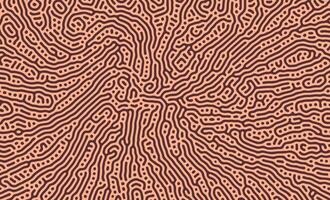 röd elegant organisk turing sömlös mönster. abstrakt organisk bakgrund vektor