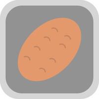 Kartoffel eben runden Ecke Symbol vektor