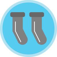 Socken eben multi Kreis Symbol vektor