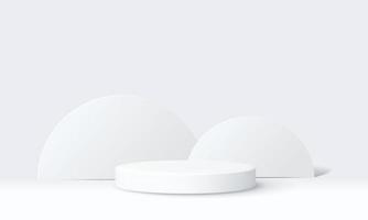 podium vit visa produkt minimal lägga till objekt naturlig växt bakgrund mockup kosmetika.