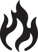 brand flamma ikon konst illustration 26 vektor