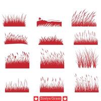 flüstert von Natur Abonnieren Gras Abbildungen vektor