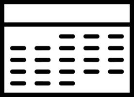 kalender ikon för schema påminnelse symbol bild på de vit bakgrund vektor