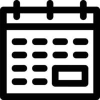 Kalender Symbol zum Zeitplan Erinnerung Symbol Bild auf das Weiß Hintergrund vektor