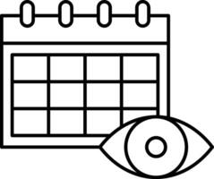 kalender ikon för schema påminnelse symbol bild på de vit bakgrund vektor