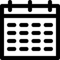 Kalender Symbol zum Zeitplan Erinnerung Symbol Bild auf das Weiß Hintergrund vektor