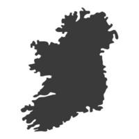 Irland karta på bakgrunden vektor