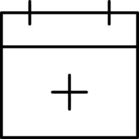 Kalender Symbol zum Zeitplan Erinnerung Symbol Bild auf das Weiß Hintergrund vektor