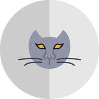 Katze eben Rahmen Symbol vektor