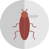 Insekt eben Rahmen Symbol vektor