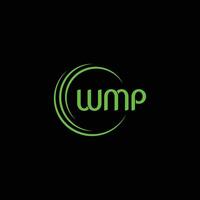 Wmp Brief Initiale Logo Design vektor