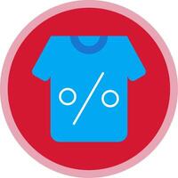 T-Shirt eben multi Kreis Symbol vektor