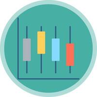 Diagramm eben multi Kreis Symbol vektor