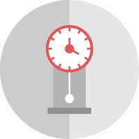 Jahrgang Uhr eben Rahmen Symbol vektor