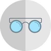 Jahrgang Brille eben Rahmen Symbol vektor