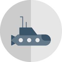 U-Boot eben Rahmen Symbol vektor