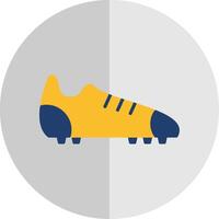 Fußball Stiefel eben Rahmen Symbol vektor
