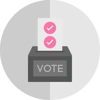 Abstimmung eben Rahmen Symbol vektor