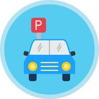 Parkplatz eben multi Kreis Symbol vektor