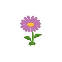 schöne Blumengarten-Märchenikone vektor