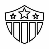 usa badge icon line.eps vektor