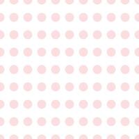 Rosa Kreise auf ein Weiß Hintergrund. nahtlos einfach Muster zum dekorativ Textilien, Stoffe. vektor