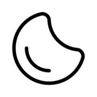 måne ikon symbol design illustration vektor