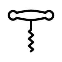 Korkenzieher Symbol Symbol Design Illustration vektor
