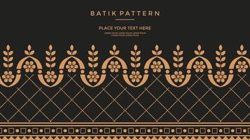 blommig mönster traditionell design batik mönster vektor