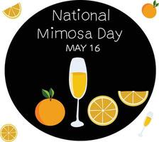 National Mimose Tag vektor