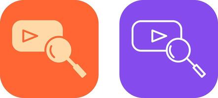 Youtube Sök ikon design vektor