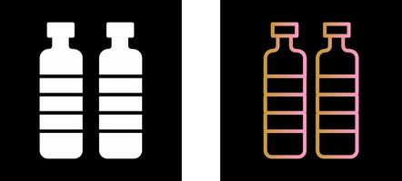 Flasche im Wasser Symbol Design vektor
