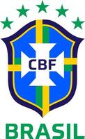 de logotyp av de brasiliansk nationell fotboll team vektor