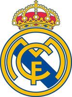 Logo von das echt Madrid Fußball Verein vektor