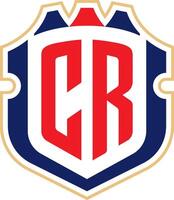 das Logo von das National Fußball Mannschaft von Costa Rica vektor