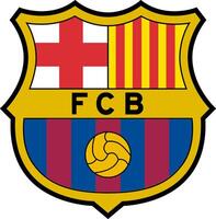logotyp av de barcelona fotboll klubb vektor