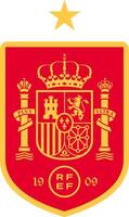 das Logo von das National Fußball Mannschaft von Spanien vektor