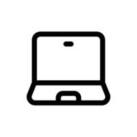 einfach Laptop Symbol. das Symbol können Sein benutzt zum Webseiten, drucken Vorlagen, Präsentation Vorlagen, Illustrationen, usw vektor