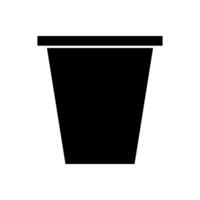 Kaffee Kapsel Symbol auf Weiß Hintergrund vektor