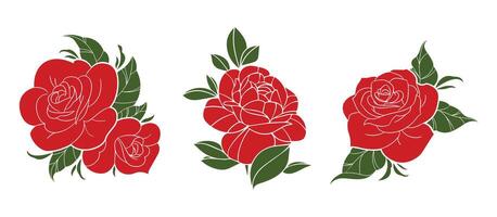 Blume. Rose Clip Art Karikatur vektor