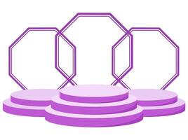 Podium Rahmen Bühne Hintergrund Illustration vektor