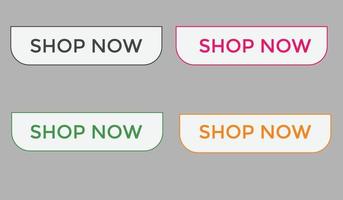 Jetzt einkaufen Text Web Buttons Icon Label E-Commerce Web Button Shop oder kaufen vektor